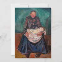 Edvard Munch - Mujer con un hijo enfermo, herencia