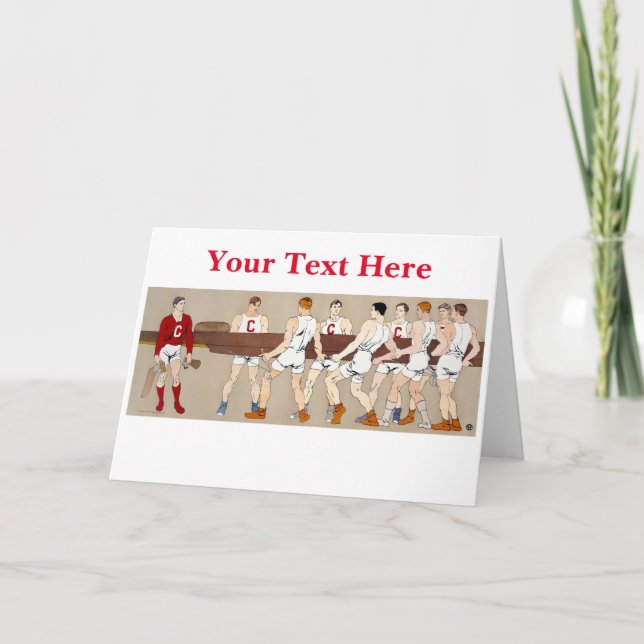 Tarjeta De Agradecimiento Edward Penfield (Anverso)