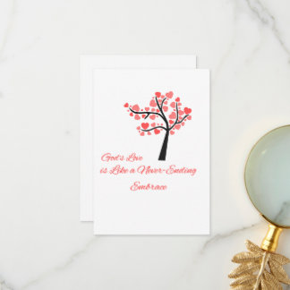 Tarjeta De Agradecimiento El amor de Dios