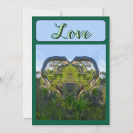 Tarjeta De Agradecimiento El Amor De La Naturaleza