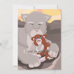 Tarjeta De Agradecimiento El amor de los bebés escarcha es eterno