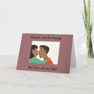 Tarjeta De Agradecimiento El amor de mi carta de vida