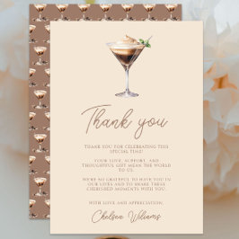 Tarjeta De Agradecimiento El amor está en ebullición: Bridal Shower de Marti