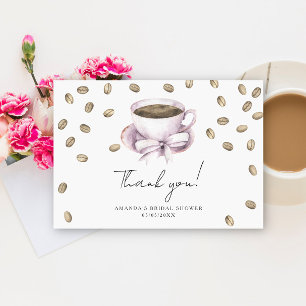 Tarjeta De Agradecimiento El amor está en el aire Gracias Desayuno/almuerzo/