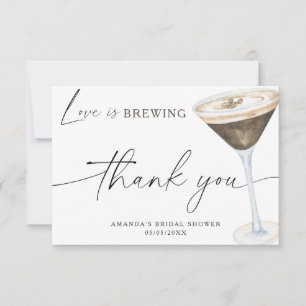 Tarjeta De Agradecimiento El amor está en el aire Gracias por la fiesta de d