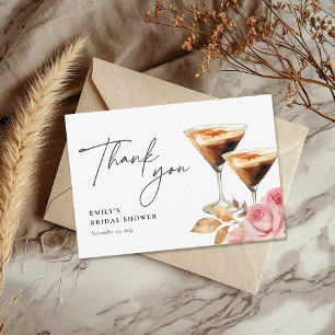 Tarjeta De Agradecimiento El amor está preparándose Elegante Despedida de So