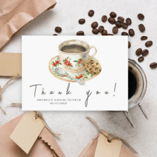 Tarjeta De Agradecimiento El amor se está gestando Gracias a la ducha de nov