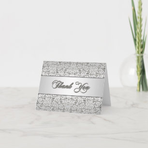 Tarjeta De Agradecimiento El aniversario de boda de diamante le agradece