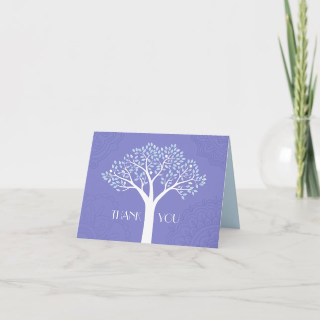 Tarjeta De Agradecimiento El ÁRBOL CON las ESTRELLAS le agradece cardar (Anverso)
