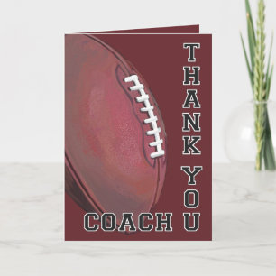 Tarjeta De Agradecimiento El arte del fútbol le agradece entrenar