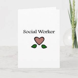Tarjeta De Agradecimiento El asistente social GH le agradece