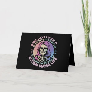 Tarjeta De Agradecimiento El Autismo Mamá Vida Algunos Días Lo Rompo Algunos