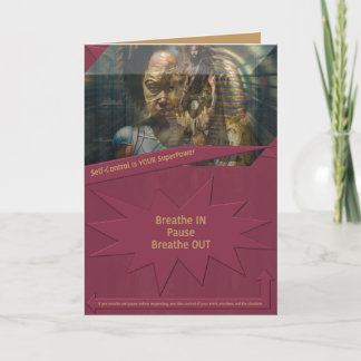 Tarjeta De Agradecimiento El autocontrol es tu superpoder