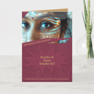 Tarjeta De Agradecimiento El autocontrol es tu superpoder