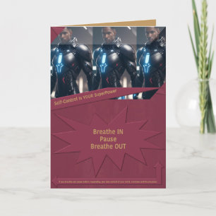 Tarjeta De Agradecimiento El Autocontrol Es TU Superpoder