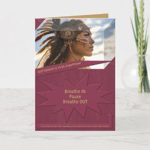 Tarjeta De Agradecimiento El Autocontrol Es TU Superpoder