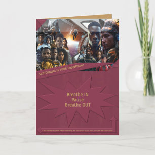 Tarjeta De Agradecimiento El autocontrol es tu superpoder