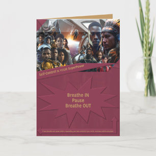 Tarjeta De Agradecimiento El autocontrol es tu superpoder