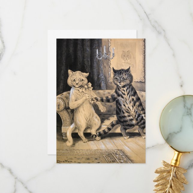 Tarjeta De Agradecimiento El avance de Louis Wain (Anverso/Reverso In Situ)