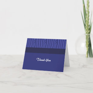 Tarjeta De Agradecimiento El azul real le agradece