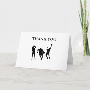 Tarjeta De Agradecimiento El baloncesto le agradece