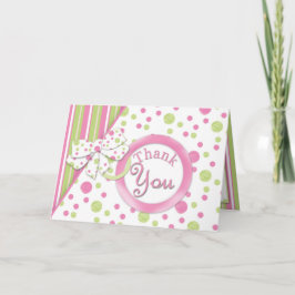 Tarjeta De Agradecimiento El bebé de la MOD le agradece cardar