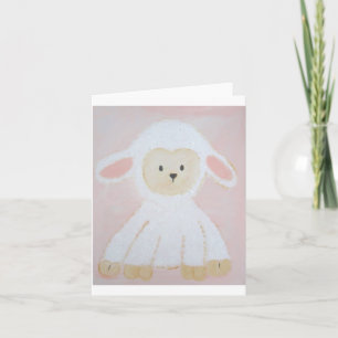 Tarjeta De Agradecimiento El bebé Notecard o le agradece observar