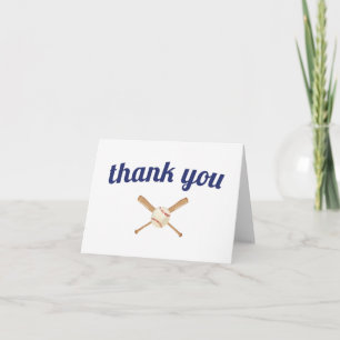 Tarjeta De Agradecimiento El béisbol le agradece cardar