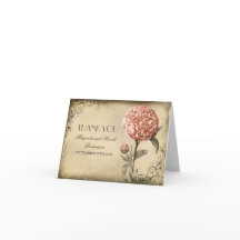 el boda rosado del vintage del flor del peony le