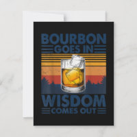 El borbono de whisky sale en sabiduría