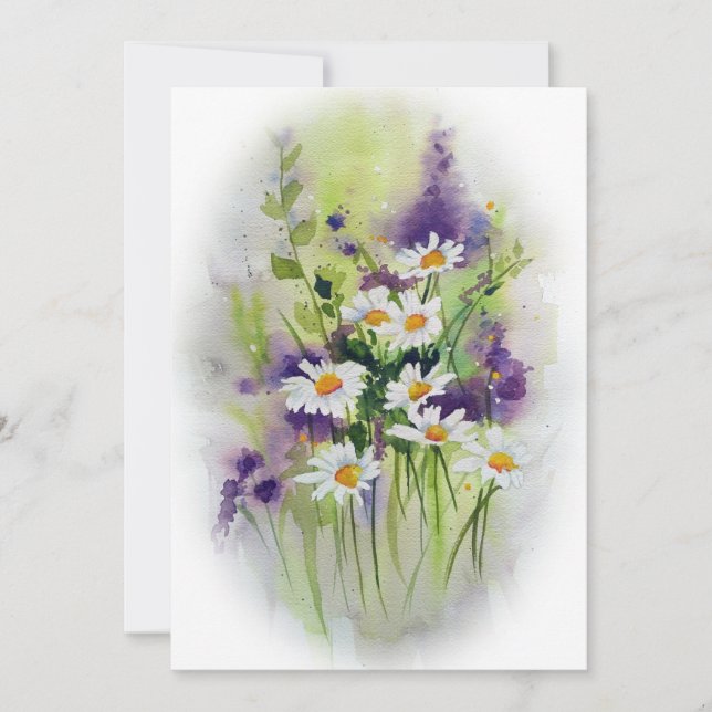 Tarjeta De Agradecimiento El Bouquet Field (Anverso)
