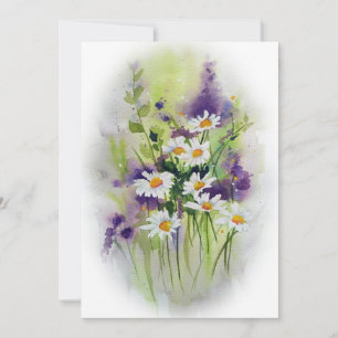 Tarjeta De Agradecimiento El Bouquet Field