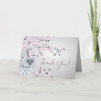 El búho lindo le agradece