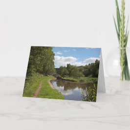 Tarjeta De Agradecimiento El Canal Caldon Cheddleton Staffordshire