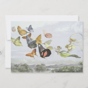 Tarjeta De Agradecimiento El Carruaje de la Reina Hada Mundo Elfo
