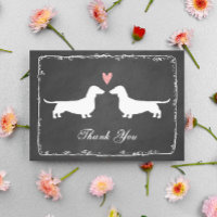 El casarse de los Dachshunds le agradece las