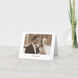 Tarjeta De Agradecimiento El casarse (gracias!)