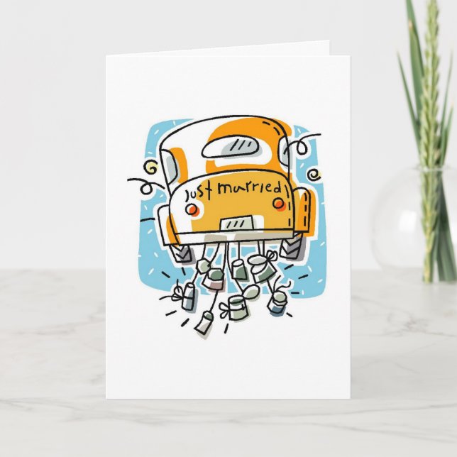 Tarjeta De Agradecimiento El casarse le agradece (Anverso)