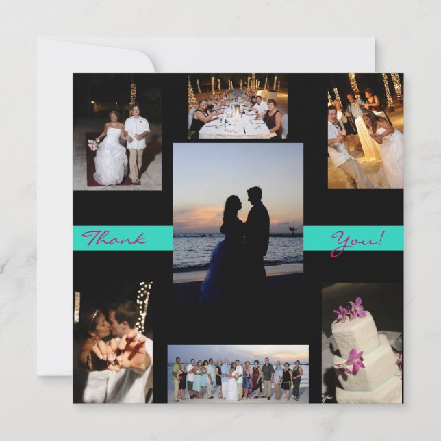 Tarjeta De Agradecimiento El casarse le agradece (Anverso)