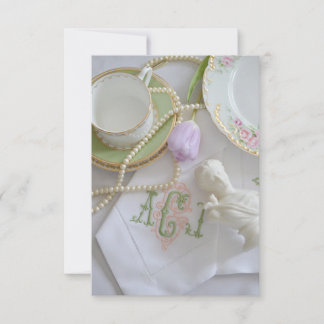 Tarjeta De Agradecimiento El coleccionista vintage