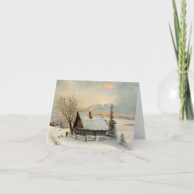 Tarjeta De Agradecimiento El comienzo de la primavera | Alexei Savrasov (Anverso)