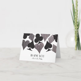 Tarjeta De Agradecimiento El destino Vegas le agradece cardar el falso