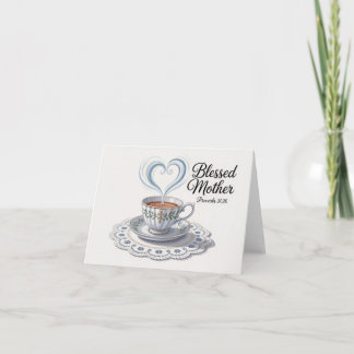 Tarjeta De Agradecimiento El Día de la Madre Bendita
