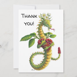 Tarjeta De Agradecimiento El dragón de Razzler - gracias cardar