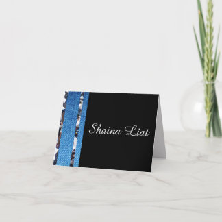Tarjeta De Agradecimiento El dril de algodón y los diamantes le agradecen