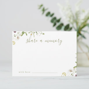 Tarjeta De Agradecimiento El elegante Boho rústico de flores silvestres comp