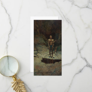 Tarjeta De Agradecimiento El entierro silencioso de Newell Convers Wyeth