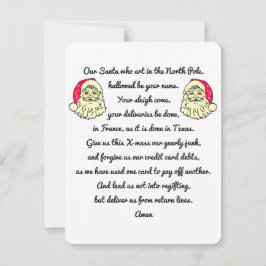 Tarjeta De Agradecimiento El Espíritu De La Sátira De Los Navidades