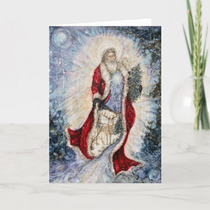 Tarjeta De Agradecimiento El Espíritu De Los Navidades