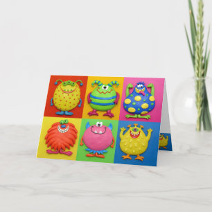 Tarjeta De Agradecimiento El fiesta del monstruo le agradece
